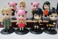 Spy X Family Anya Forger Loid Forger Yor Forge Set of 6 Anime Collectible Figure. 