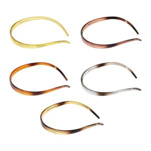 Gói của 6 nonslip hairband với grip Thiết kế trọng lượng nhẹ nhựa nhựa headbands cho nữ phụ nữ trẻ em nhiều màu Bộ