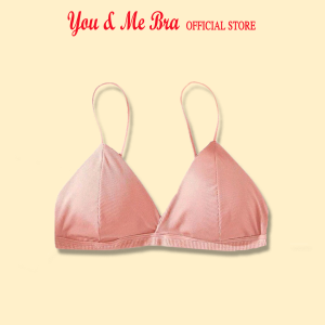 Áo Lót Bra Nữ Cotton Thun Gân Không Gọng Cài Sau You&Me Bra - 812