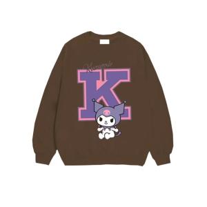 Áo Sweater Trẻ Em Chất Vải Nỉ Cotton Mềm Mịn Ấm Áp Hình Chữ K Kuromi Siêu Xinh Cute Dành Cho Bé Yêu