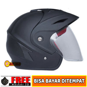 Helm Motor SNI / Helm Dewasa JM JP5 Polos  terlaris