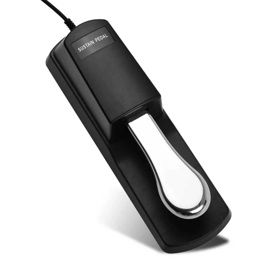 ammoon]Piano Sustain Pedal Keyboard Damper Pedal Plug For