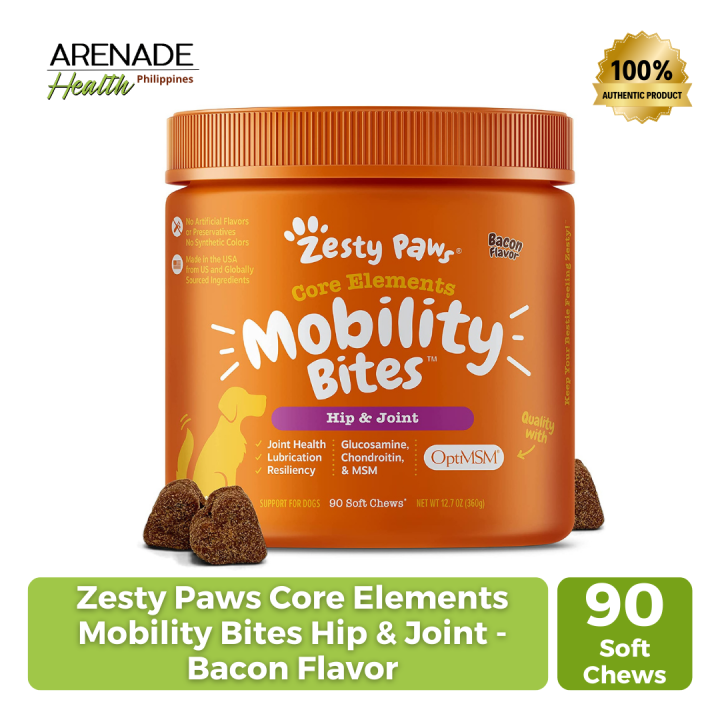 Zesty Paws Mobility Bites Glucosamine with Chondroitin & MSM Hip