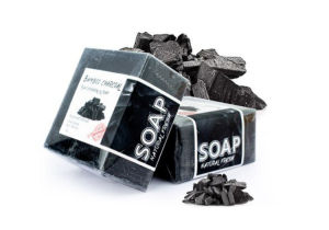 Lanrui 100% Natural Bamboo Charcoal Skin Brightening Soap、Facial cleansing bath soap