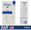 Dove White Beauty Bar Soap 6pcs. 