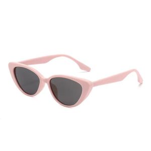 【Ready Stock】Fashionable Pink Cat Eyes Retro High-end Glasses Internet Celebrity Photo Sunglasses