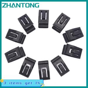 ZHANTONG คลิปหนีบยึดโลหะสำหรับแผงหน้าปัดคอนโซลหน้ารถยนต์อุปกรณ์10X