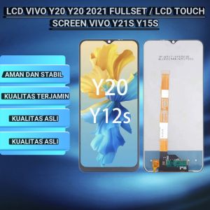 【QUALITY 100%】LCD VIVO Y20/Y20 2021/Y12S/Y15S  Fullset ORIGINAL Touchscreen Layar hp