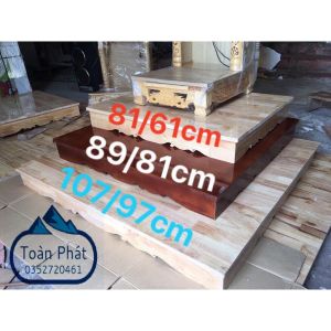 {SIÊU RẺ} Bệ Kê Đặt bàn thần tài thổ địa(61/6181/61 89/81)gỗ thịt 100% cao cấp (nhận làm theo kích thước)