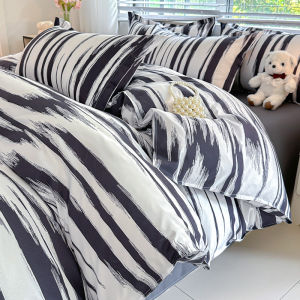 Colorful Plaid Quilt Cover Blue/Pink Duvet Cover Single/Queen/King Comforter Cover