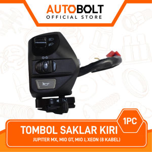Handel Switch Kiri Left Mio GT & Mio J & Xeon-8 & Jupiter MX Saklar Lampu Depan Dim Sen Sein Klakson Kabel Handle Hendle Hendel Holder