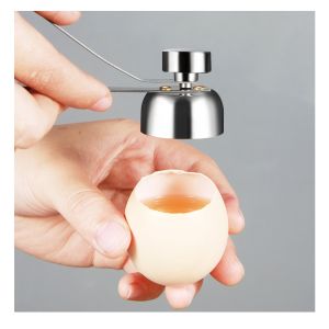Eggs Opener / Egg Topper Eggshell Cutter Stainless Steel Egg Cracker Opener Remover (egg topper)