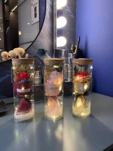 七夕礼物永生花满天星玫瑰向日葵康乃馨干花教师节送老师女友花束Hadiah Tanabata bunga abadi bunga ros berbintang bunga matahari karnasi bunga kering hari guru sejambak untuk teman wanita guru