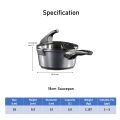 STONELINE® Saucepan Skillet 18 cm with Strainer Lid | FUTURE. 