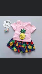 Desain Anak yang Modern: Setelan Kaos Santai NANAS