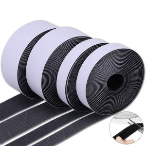 🇲🇾Ready Stock 5M Pelekat Velcro Tape Langsir Hook and Loop Self Adhesive Magic Tape DIY Craft Pita Pelekat Kuat