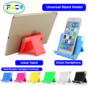 Dudukan HP di Meja Universal Stand Holder Handphone Tablet Multifungsi Murah Praktis Lucu Warna Warni