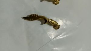 Pin Kujang Mas Tataran Sunda Model Siliwangi The Sundanese Characteristic Gold Kujang Brooch Made of Metal Produk Terbaru Berkualitas Tinggi Termurah