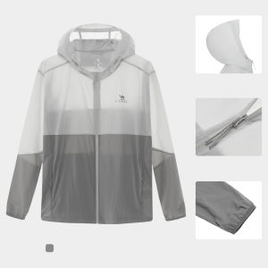 Cameljeans Ngoài Trời Chống nắng Áo khoác cho nam vải visco thoáng khí chống tia cực tím quần áo chống nắng