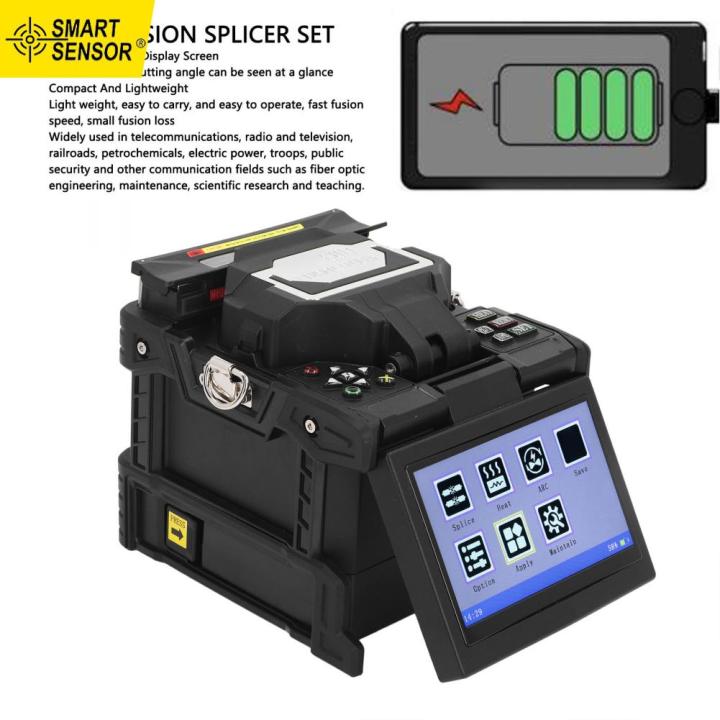 Smart Sensor Optical Fiber Fusion Splicer Kit 5.0 Inch TFT LCD Display ...