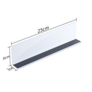 5pcs 25/28cm Acrylic Display Toko Sekat Pemisah Shelf Separator Minimarket Supermarket