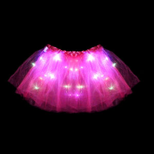 LED Children Costume Props Girls Skirts Angel Luminous Wings Flashing Butterfly Skirt Lights Suit 2-8year Easter Valentines Day