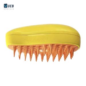 Ueblock✈Electric Steamy Cat Brush with Spray Cat Steamer Brush 3 In 1 Cat Grooming Brush USB Charging for Tangled Loose Hair