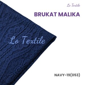 Kain Brokat Kebaya Brukat  Malika Lace Premium 0.5 Meter - Bahan Brokat Meteran
