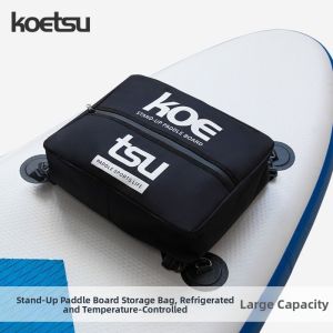 LUMIYA Multistyles Paddle Board Insulation Storage Bag Waterproof Oxford Mesh Deck Bag Portable Paddle Board Storage Bag for Inflatable SUP Seat Kayak