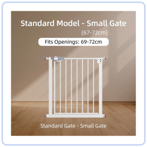【Pure Care】 No-Drill Baby Safety Gate for Doorways and Stairs