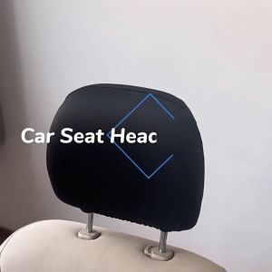 2Pcs Cartoon Car Headrest Covers Exaggerated Funny Face Expressions Car Seat Headcover Hooded Emoticon Soft Comfortable Car Pillowcase Halloween Christmas Holiday