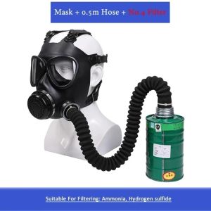 87 Black Full Gas Mask Multipurpose Natural Rubber Mask Painting Spray Pesticide Chemical Prevention Mask Work Safety Respirator2026