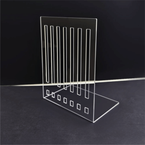KECTTIO Tiết kiệm không gian Giá đỡ sách bằng acrylic Bền bỉ Vật dụng văn phòng phẩm Kệ sách màu đen trong suốt Chặn sách Trang trí Giá đỡ sách acrylic dành cho Văn phòng