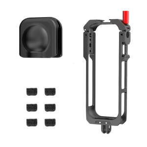 Aluminum Frame Camera Cage with Lens Cover For 360 X5 Sports Camera Housing Frame Easy Installation