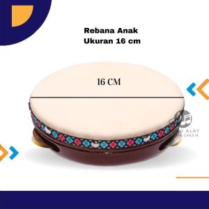 rebana hadroh  uk 16 cm kotek hadroh / rebana qasidah / rebana hadroh murah/ rebana banjari/ terbangan