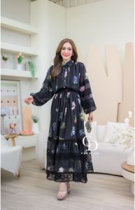 CD (ชุดเซทแขนยาวเสื้อเชิ๊ต+กระโปรงเกรดพรีเมียม) 🎉🌸🌼 Flower Set 🌺🌼 Size : Free size #2412