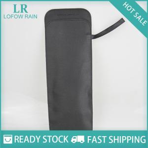 LF Wholesale✨Flash Sale ✨ Black PU Leather Umbrella Cover Case Portable Waterproof Umbrella Storage Pocket Umbrella Bag Portable Umbrella Cover