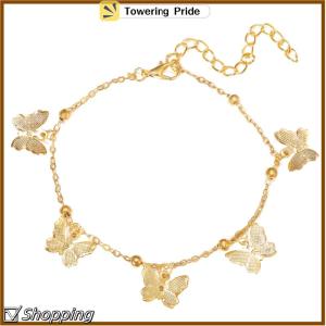[Towering Pride] Korean Style Minimalism Retro Fashion Butterfly Pendant Bracelet Color Simple Vintage Bracelet For Women Jewelry