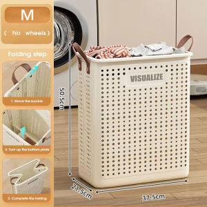 Collapsible Basket Laundry Multipurpose Storage Basket Laundry Basket With Wheels Laundry Basket Snack basket