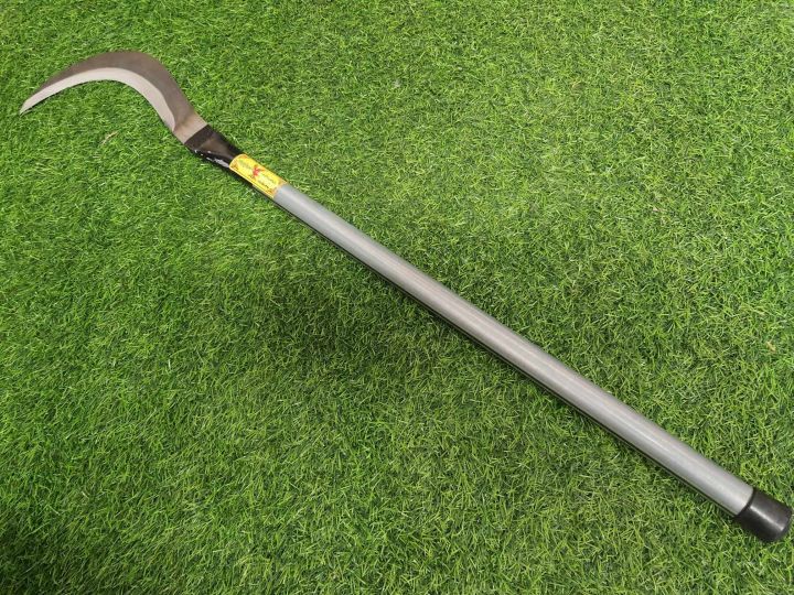 มีดขอลาด้ามเหล็กอรัญญิกปลายตัด 35 นิ้ว สำหรับถางป่า