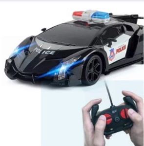 [100% Original] Remote Control Car 1/24 RC Police Car Electric Cop Car Toys for Kids Boys Gifts