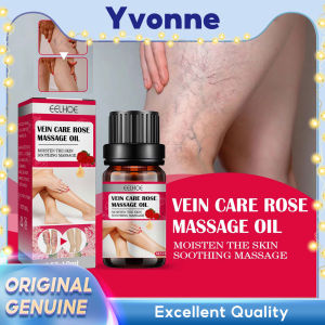 EELHOE Vein Care Essential Oil Rose Leg Massage Oil Relief Phlebitis Spider Varicose Pain Cream Treatment Body Feet Care Health Leg Beauty Essential Oil Vein Red Blood Thread Repair Earthworm Leg Bulge Pain Relief Repair
