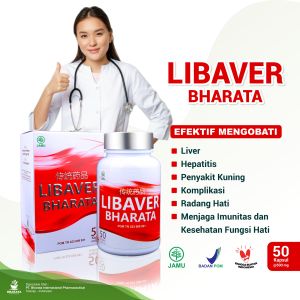 LIBAVER BHARATA Obat Herbal Atasi Liver Hepatitis & Kanker Hati Original Asli Resmi BPOM
