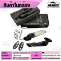 กระจกวิง เน้นทรง ไม่เน้นส่อง สำหรับ HONDA YAMAHA KAWASAKI GPX และรถทรงสปอร์ตรุ่นอื่นๆ กระจกมองหลัง วัสดุอลูมิเนียม กระจก ปรับหมุนได้ 180 ํ. 