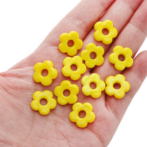 1pc 16mm Lampwork Flower Retro Big Hole Beads For Handmade Bracelet Necklace Earring Keychain DIY Craft Jewelry Making