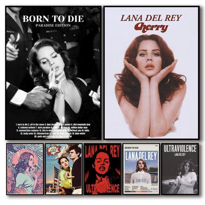 Lana Del Rey - Born to Die, Framed Vinyl Record & Album Cover, Ready to  Hang, Music Gift, Wall Art