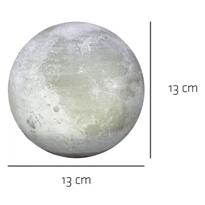 Magnetic Levitation Light Changing Moon Lamp - White