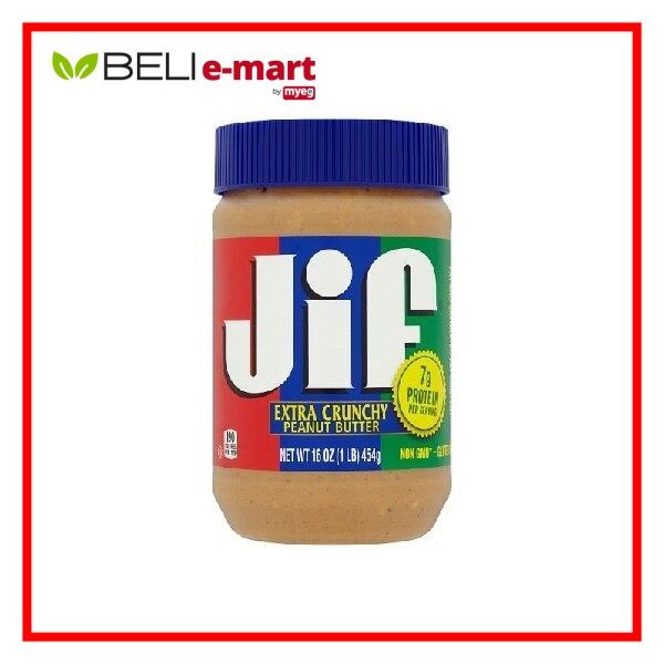 Jif Peanut Butter Crunchy (454g) Lazada