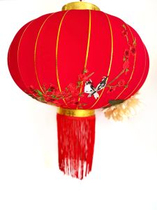 2024 Cny lanterns 2024 Cny decoration 2024 Red Tang Lung Home Festival Decor 农历新年绒布灯笼