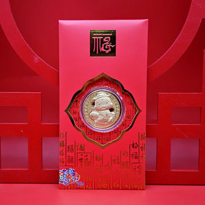 [Ready Stock] 蛇年纪念币 2025 Snake Coin Commemorative China Mascot Dragon Gold Plated Coins Collectibles Art Challenge Medal New Year Gifts
